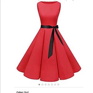 Amazon 1950s Vintage Swing Dress